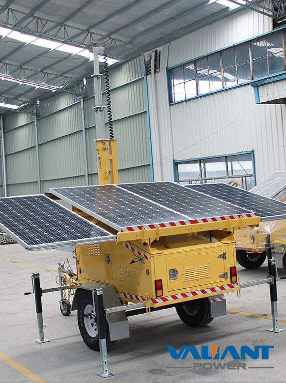 portable solar power trailer  VTS1200C