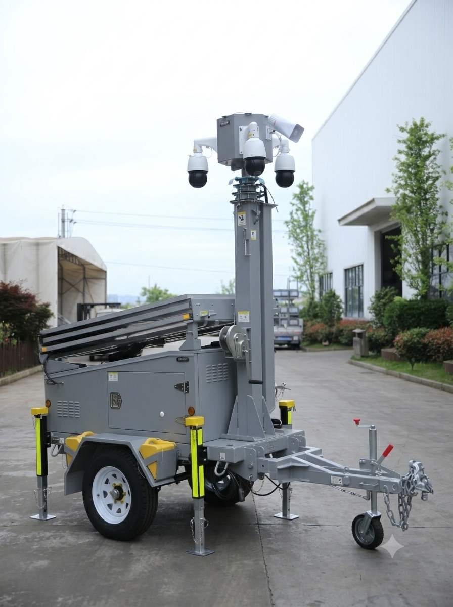  mobile video surveillance trailer VTS3P MINI-M